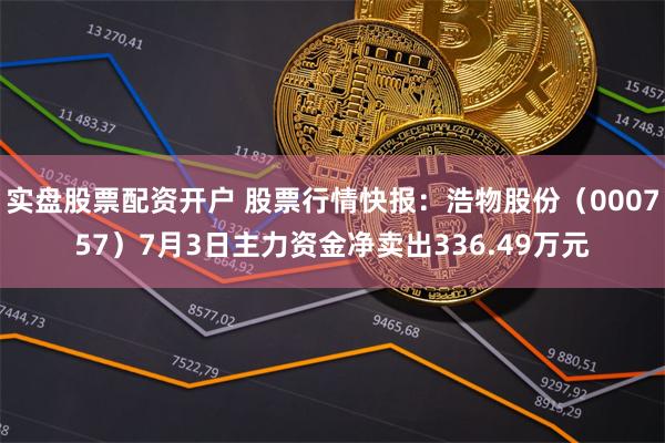 实盘股票配资开户 股票行情快报：浩物股份（000757）7月3日主力资金净卖出336.49万元